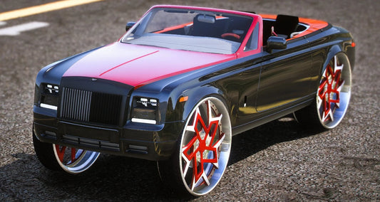 (Debadged) Rolls Royce Phantom Drophead Coupe Donk | GZ Customs