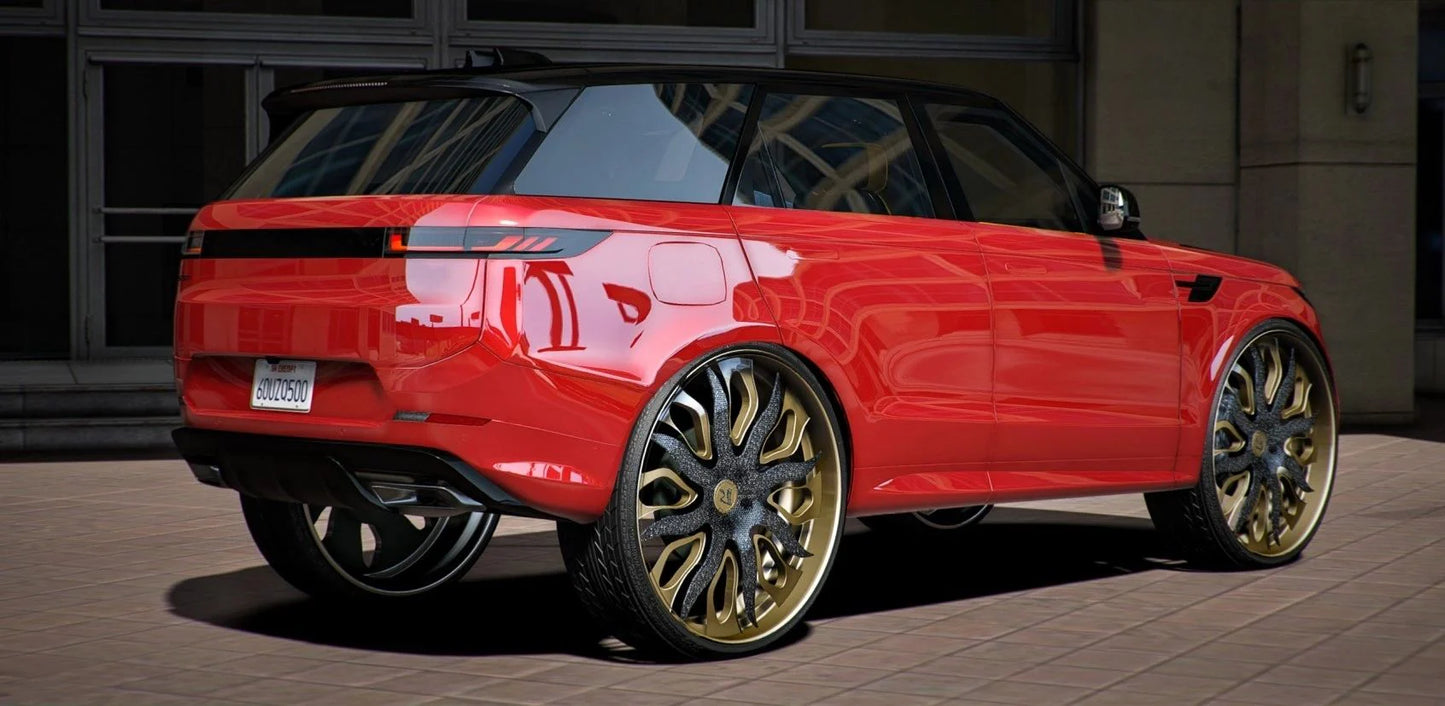 (Debadged) Range Rover Sport on Diamond Wheels Donk | GZ Customs