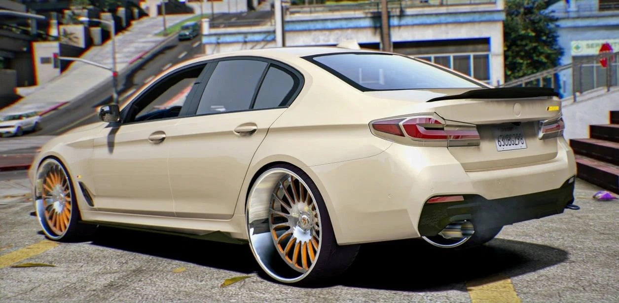 (Debadged) BMW 550i on Forgiatos | DDC Cars