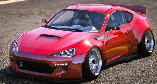 (Debadged) Subaru BRZ Stanced Widebody | GR Customs