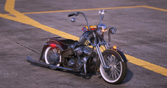 (Debadged) Sringer Softail Halloween Custom Espiritu | Acknod Motorcycle