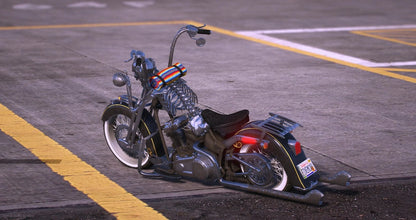 (Debadged) Sringer Softail Halloween Custom Espiritu | Acknod Motorcycle