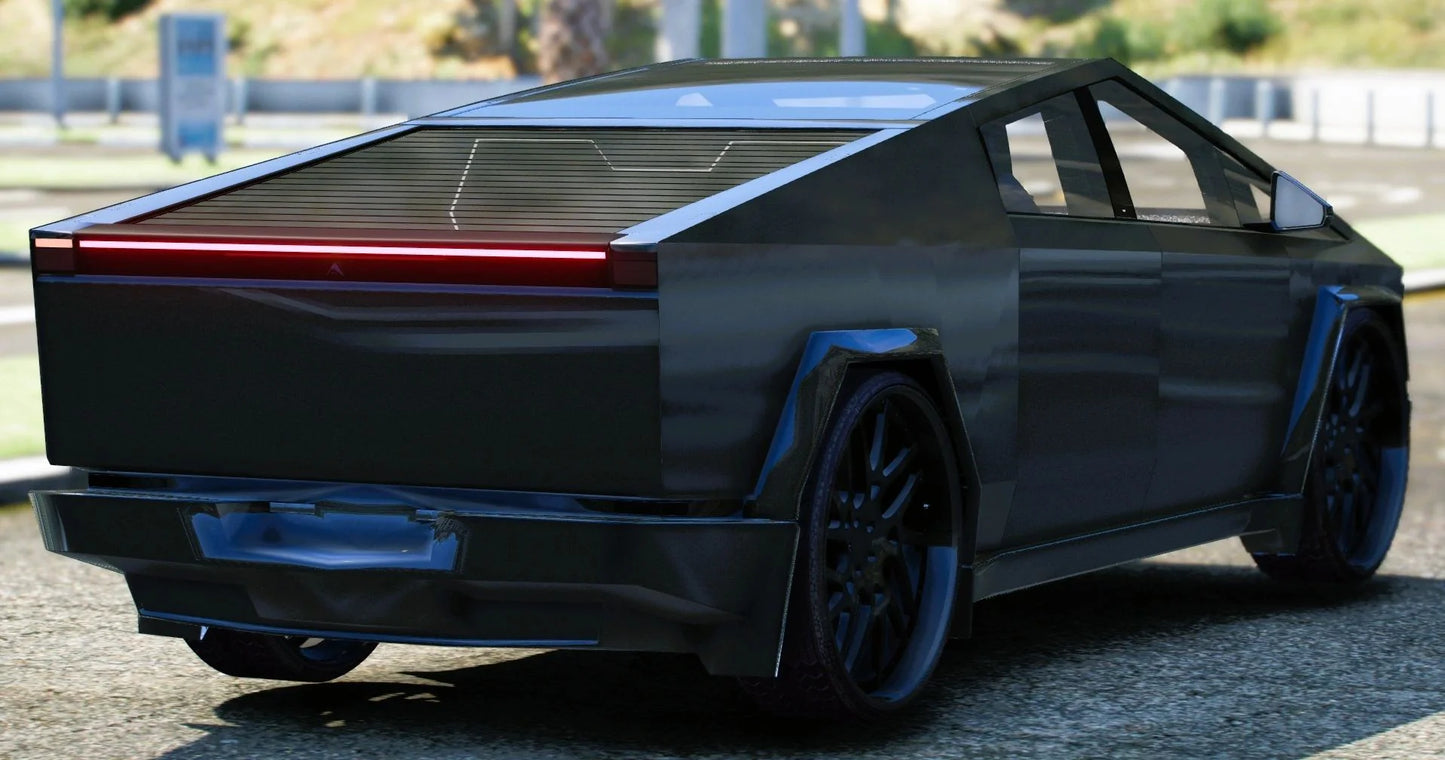 (Debadged) Tesla Cybertruck on Forgiatos (Bulletproof) | PNUT Customs