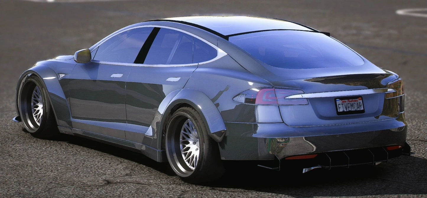 (Debadged) Tesla Model S Widebody | UGC
