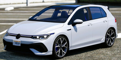 (Debadged) Volkswagen Golf R MK8 [Animated Sunroof] | AMM88R