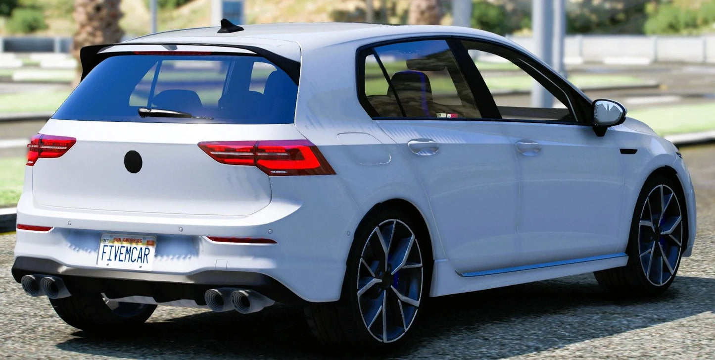 (Debadged) Volkswagen Golf R MK8 [Animated Sunroof] | AMM88R