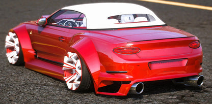 (Debadged) Widebody Bentley Continental GT Convertible Number 1 Edition | HamadaDrift