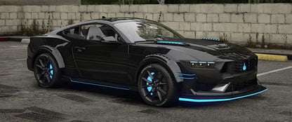 (Debadged) 2024 Ford Mustang Dark Horse Custom | Delayhaad