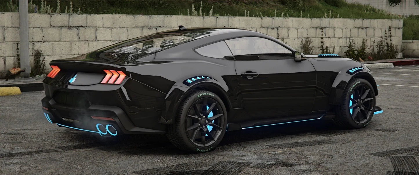 (Debadged) 2024 Ford Mustang Dark Horse Custom | Delayhaad