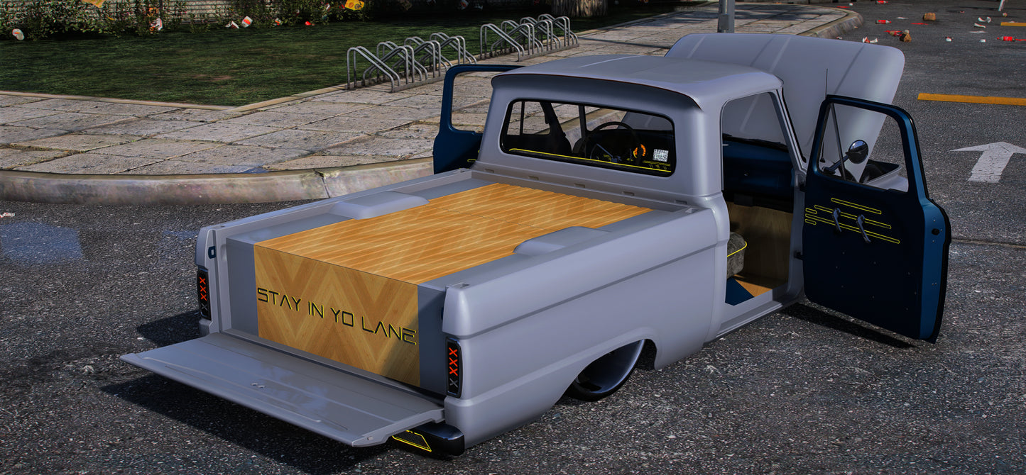 (Debadged) 1956 Ford F100 HUNNIT BAGGED | GG