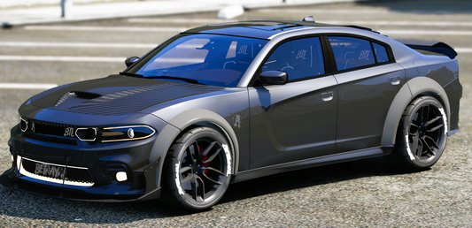 (Debadged) Dodge Charger Carbon Hellcat | 4K Customs