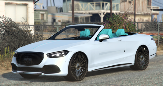 (Debadged) 2024 Mercedes-Maybach S680 2 Door Convertible Tiffany Edition AutoRoof | Bleed