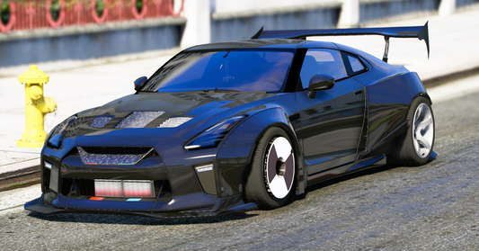 (Debadged) [Non ELS] Nissan GTR R35 Widebody Police Leo | Tora