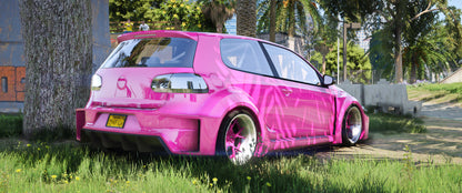 (Debadged) Volkswagon MK6 Turbo Widebody | Alley