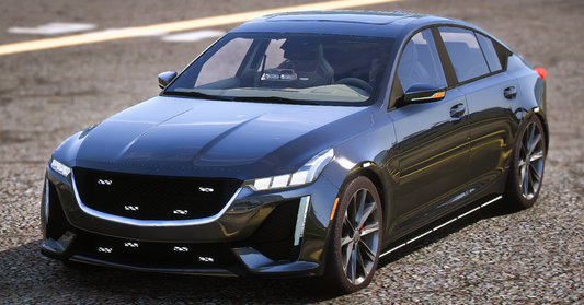 (Debadged) Cadillac CT5-V Black Wing Unmarked PD | Kombo Cars