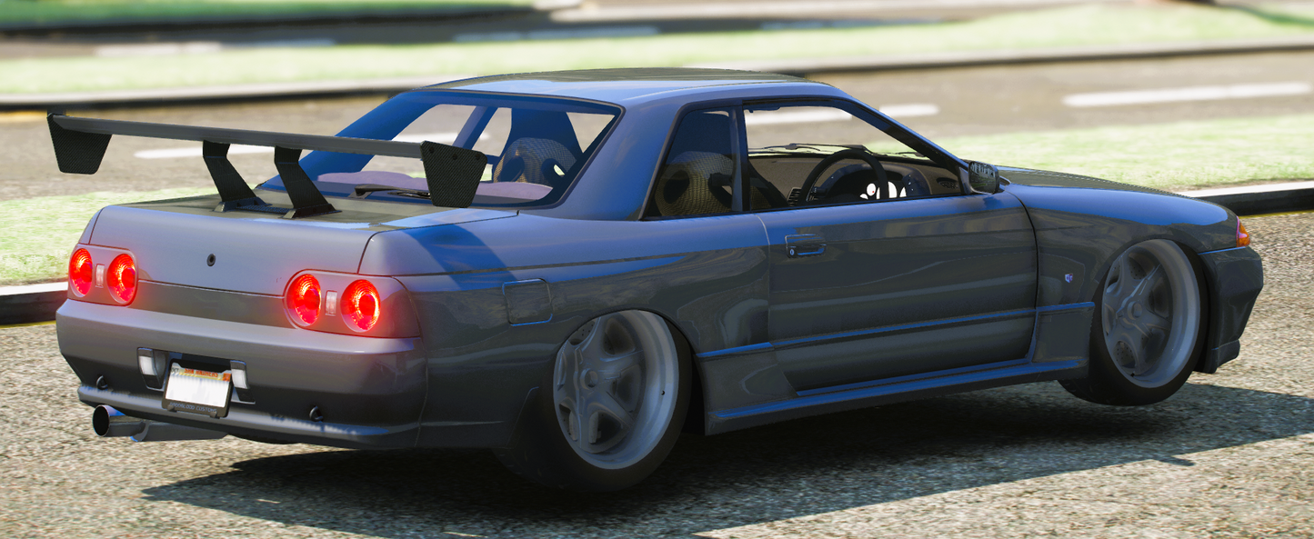 (Debadged) Nissan Skyline R32 Obsidian Run | Devils Garage