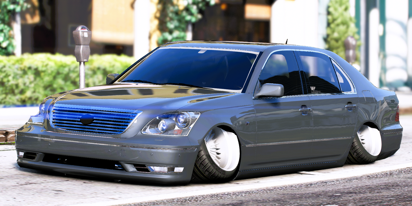 (Debadged) Lexus LS 430 Shadow VIP Stanced | Gibby