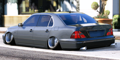 (Debadged) Lexus LS 430 Shadow VIP Stanced | Gibby