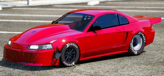 (Debadged) Ford Mustang Cobra Twin Turbo Drag | Driek