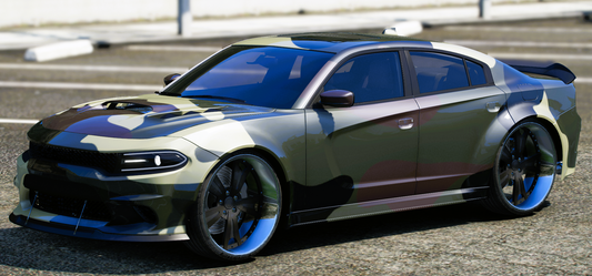 (Debadged) Dodge Charger SRT Camo On Forgiato Aguzzos With Lambo Doors | ATM Boesta | Tuned