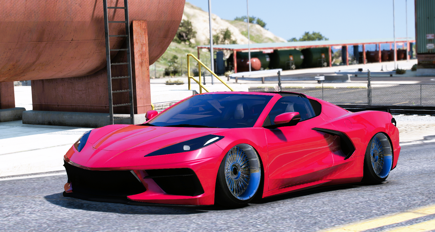 (Debadged) Corvette C8 Stanced | Koolin