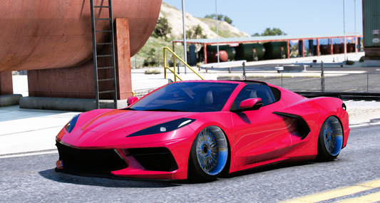 (Debadged) Corvette C8 Stanced | Koolin
