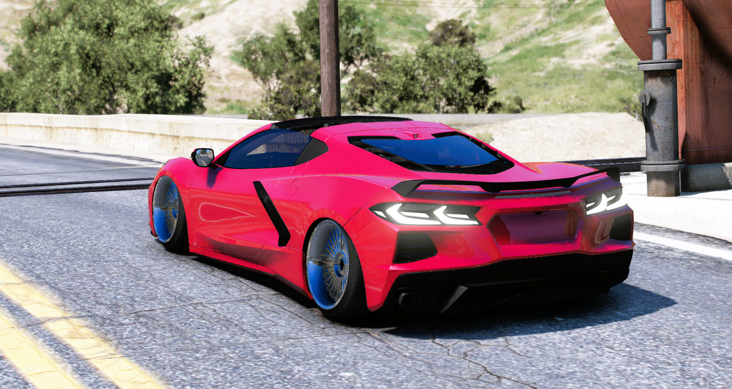 (Debadged) Corvette C8 Stanced | Koolin