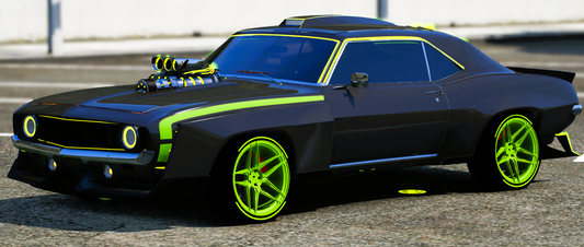 (Debadged) ‎Chevrolet Camaro Drag Zoro [Dinamic Lights] | PBC