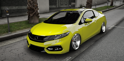 (Debadged) Honda Civic SI I-VTec DOHC Stanced 2 Door | Hachi Customs