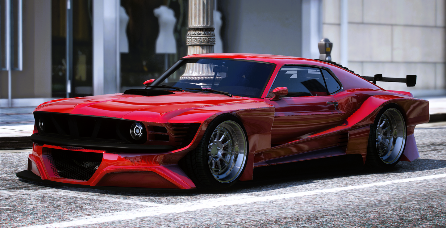 (Debadged) Custom Ford 1970 Boss 302 Mustang Widebody | RR