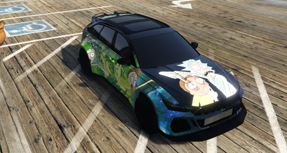 (Debadged) Audi RS6 S2 Rick And Morty (Bulletproof) | Tony´s Custom