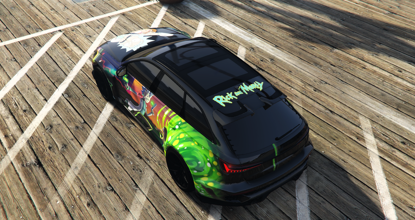 (Debadged) Audi RS6 S2 Rick And Morty (Bulletproof) | Tony´s Custom