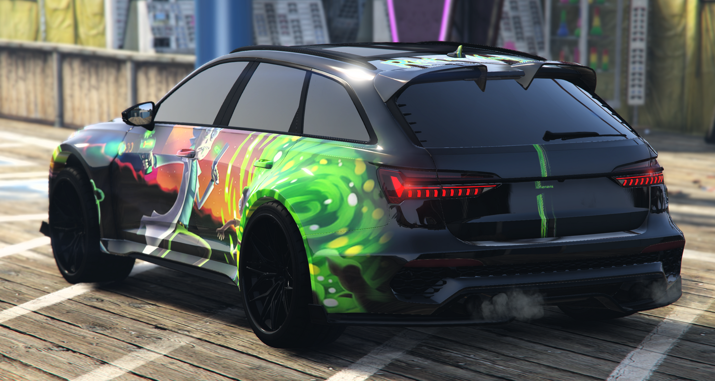 (Debadged) Audi RS6 S2 Rick And Morty (Bulletproof) | Tony´s Custom