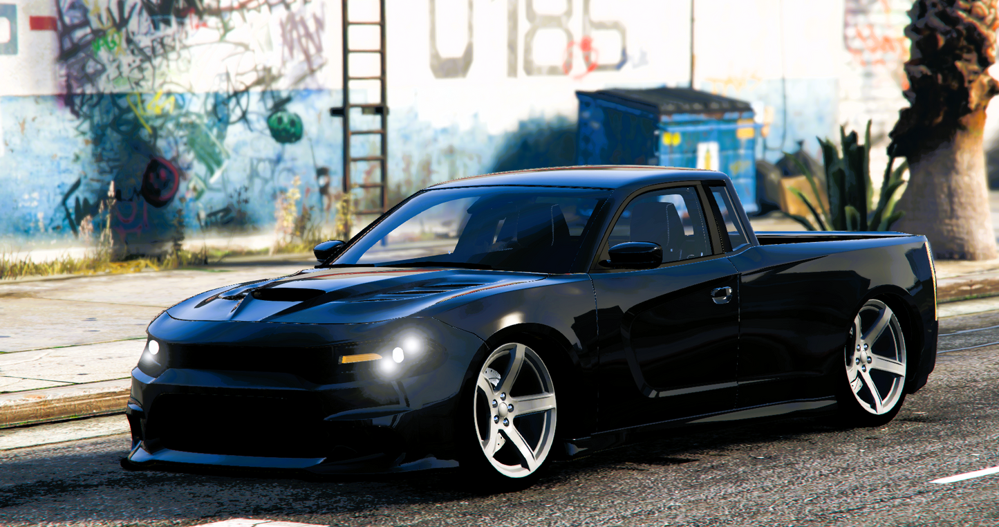 (Debadged) 2020 Dodge Charger UTE Police 6 Seater (2 in Bed) | A1 Customs