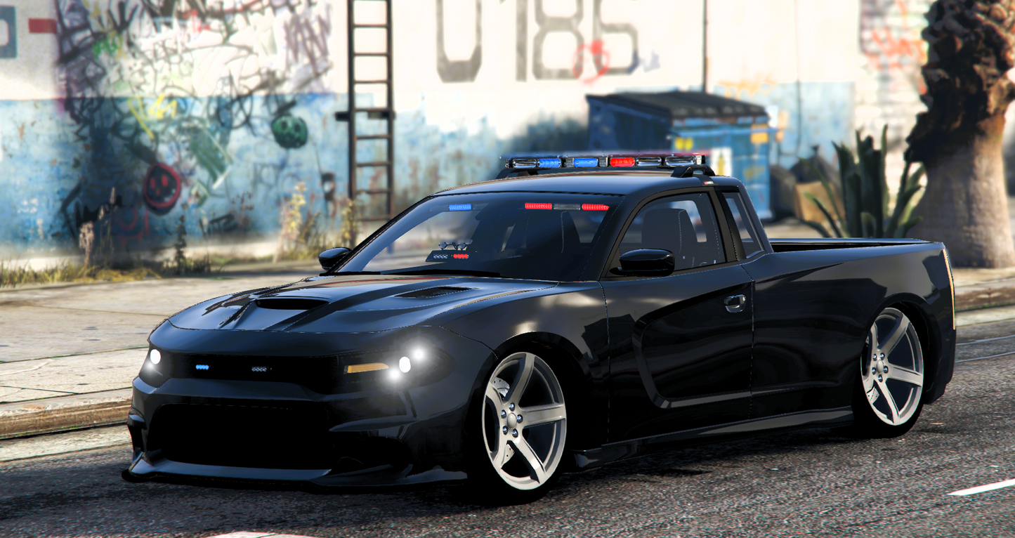 (Debadged) 2020 Dodge Charger UTE Police 6 Seater (2 in Bed) | A1 Customs