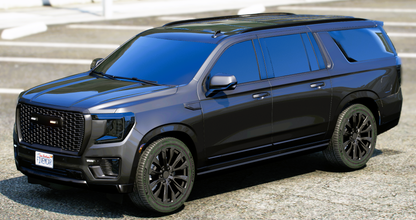 (Debadged) GMC Yukon XL Blacked 2023 Unmarked PD (Bulletproof) | Tony´s Custom