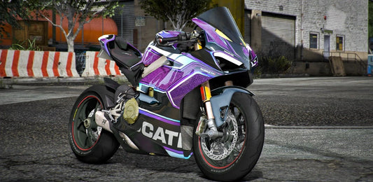 Ducati V4S Black Panther Purple Edition | Port Baek