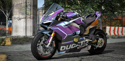 Ducati V4S Black Panther Purple Edition | Port Baek
