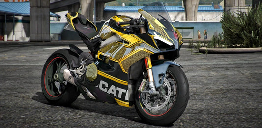 Ducati V4S Black Panther Gold Edition | Port Baek
