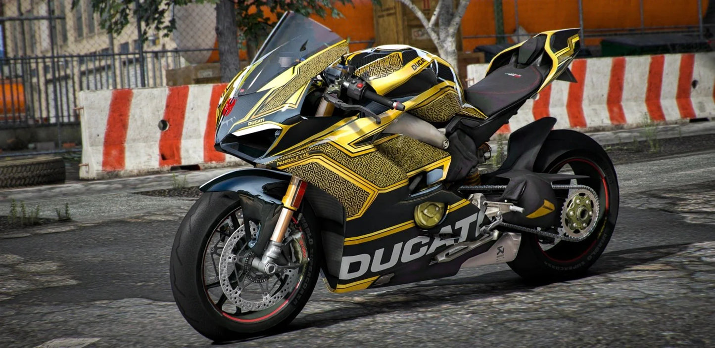 Ducati V4S Black Panther Gold Edition | Port Baek