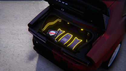 Dodge Challenger Hellcat 2 Colors Mixed Twin Turbo Custom (Animation Window) | Tee East Customs