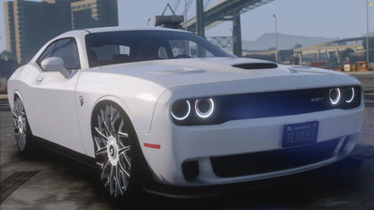 Dodge Challenger Slimbody Hellcat On Blocca Forgiatos | 4K Customs