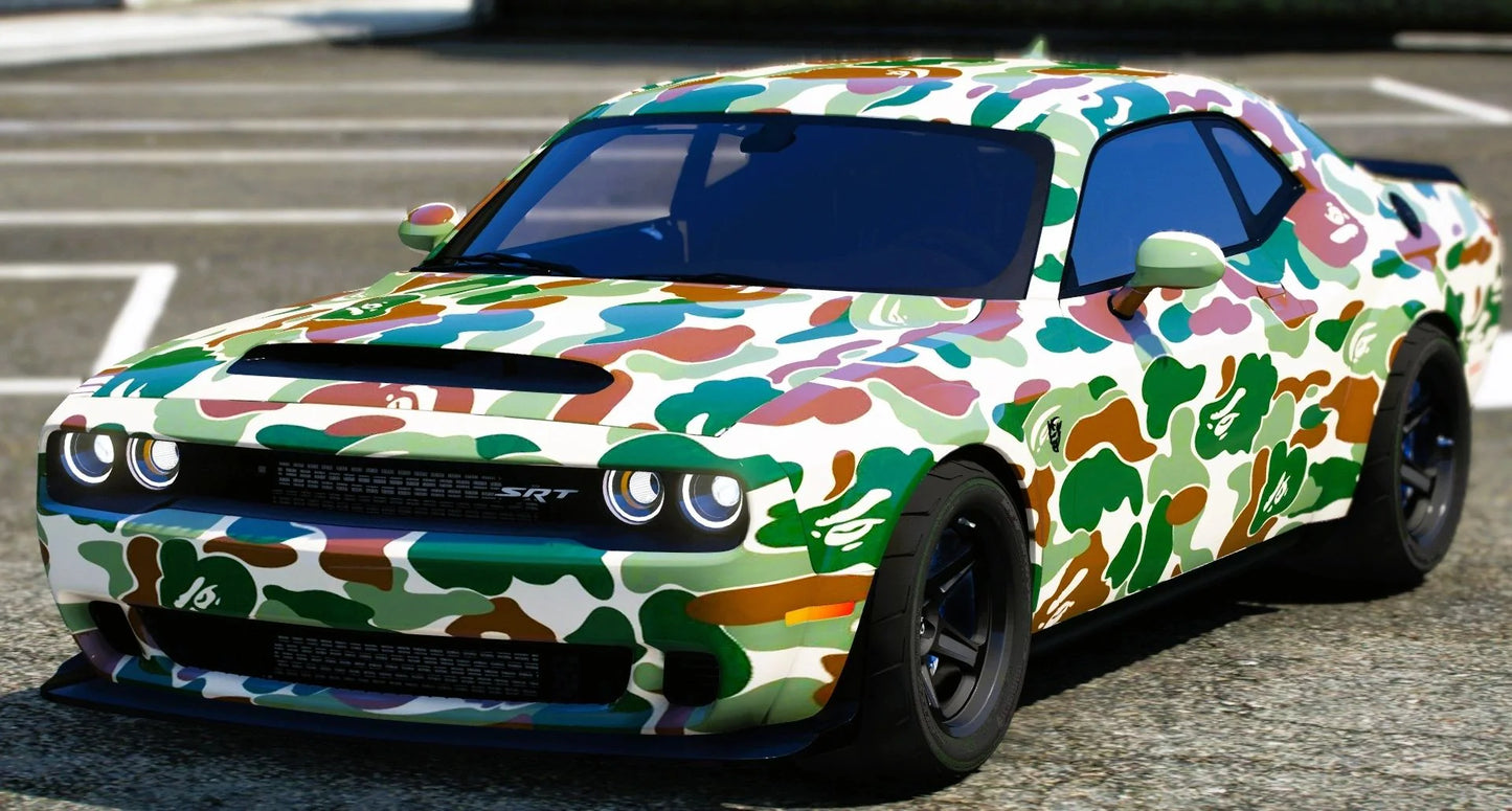 Dodge Challenger SRT Demon Camouflage | DBBoys