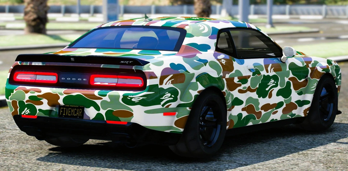 Dodge Challenger SRT Demon Camouflage | DBBoys