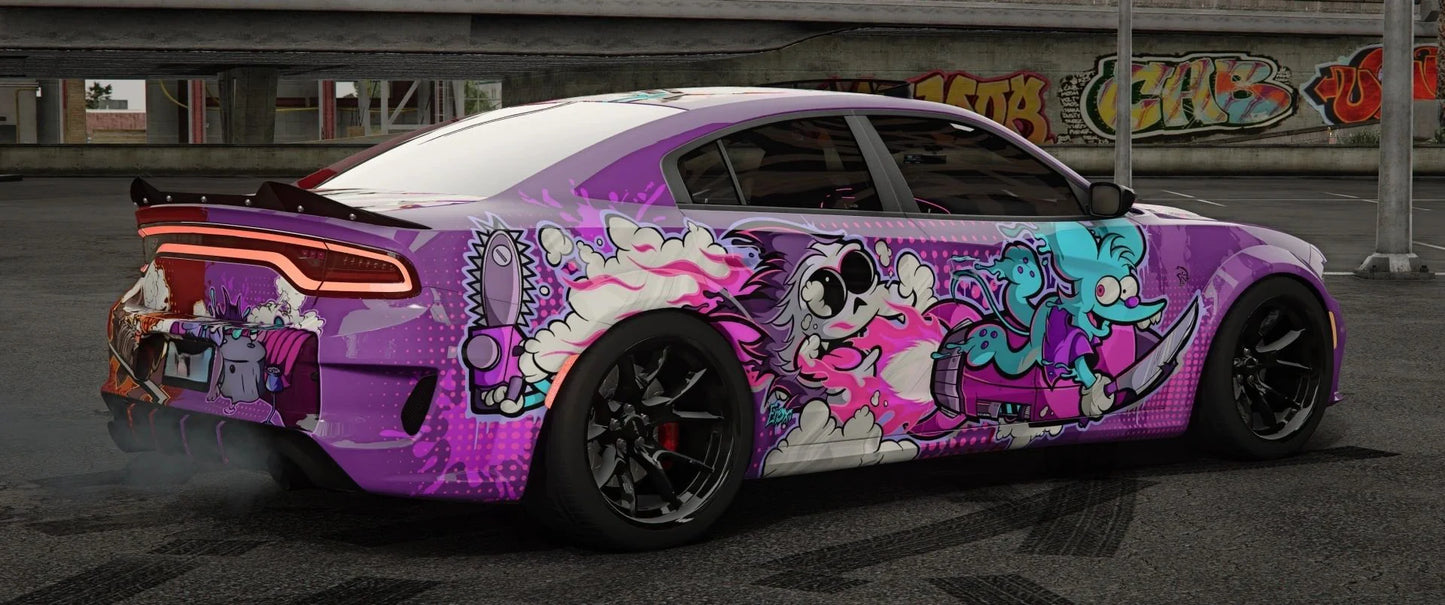 Dodge Charger Block Party (Animated Sunroof + 8 Seater, Seats On Hood And Trunk) | TakeOver GRG