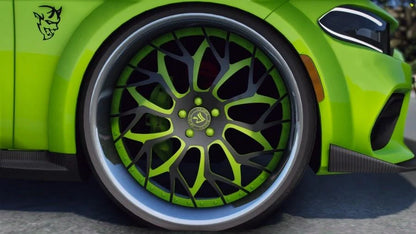Dodge Charger Carbon Fiber Demon V3 On Rucci Grip's | 4K Customs