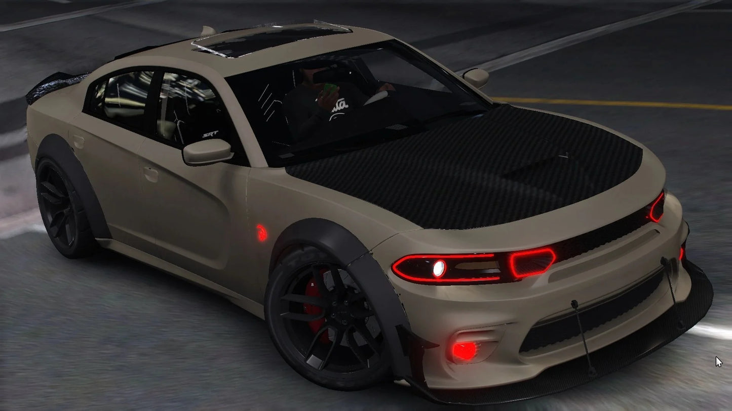 Dodge Charger Carbon Hellcat | 4K Customs