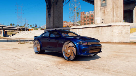 Dodge Charger Gucci Cat On DUBs