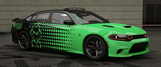 Dodge Charger Grinch Cat (Animated Sunroof + 6 Seater Slider) | TakeOver GRG