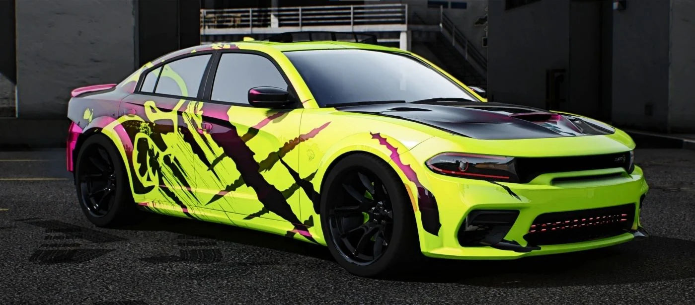 Dodge Charger Green Hell V2 (6 Seater) I MENI